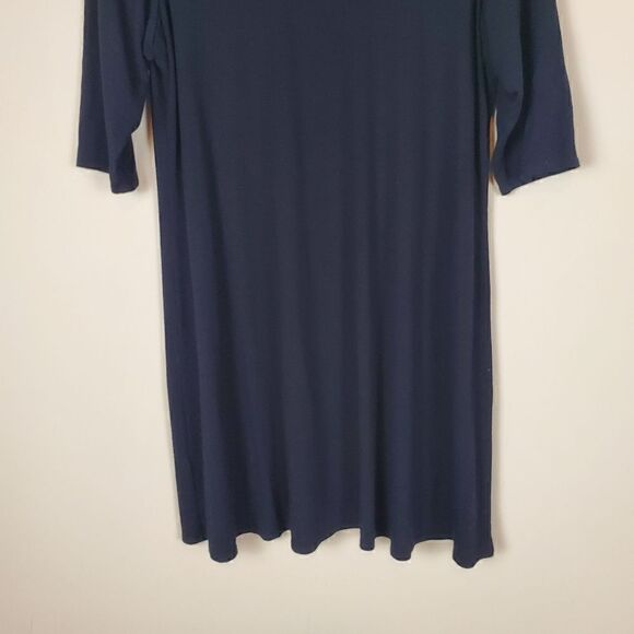 Eileen Fisher Little Black Dress Size Medium - Picture 3 of 5